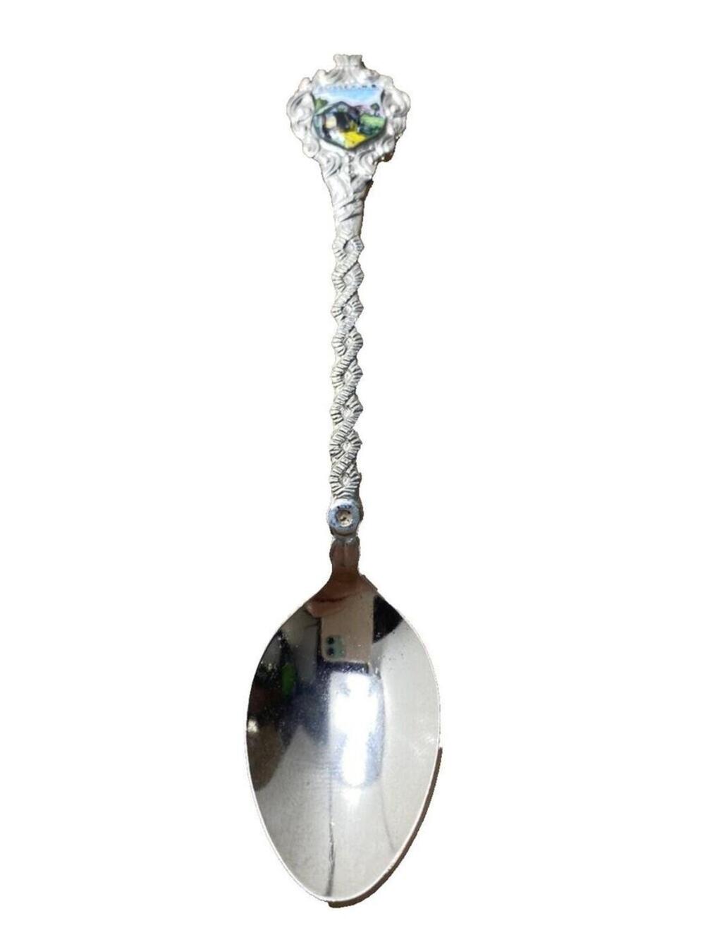 Sussex New Brunswick Collectors Spoon, Mini Silver Detailed Vintage Serve Spoon